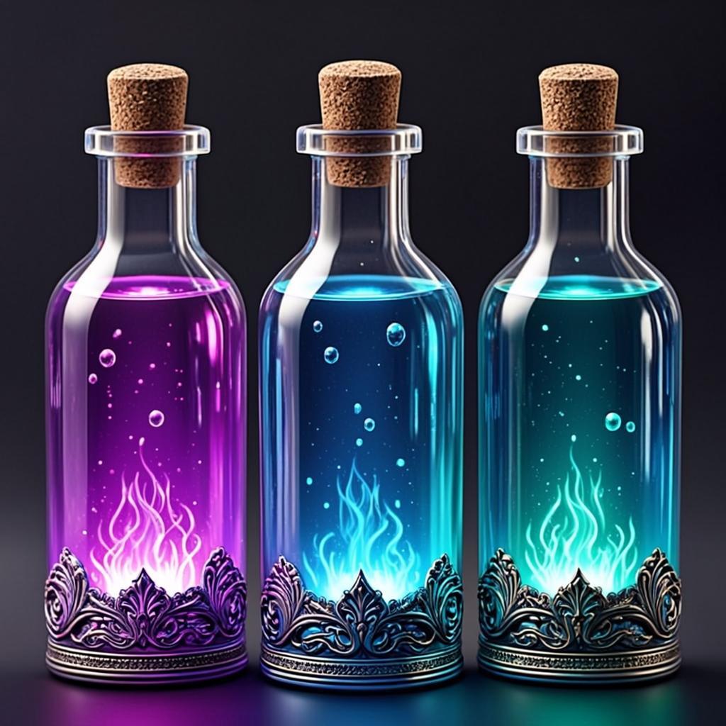 Potion Shelf — demo render